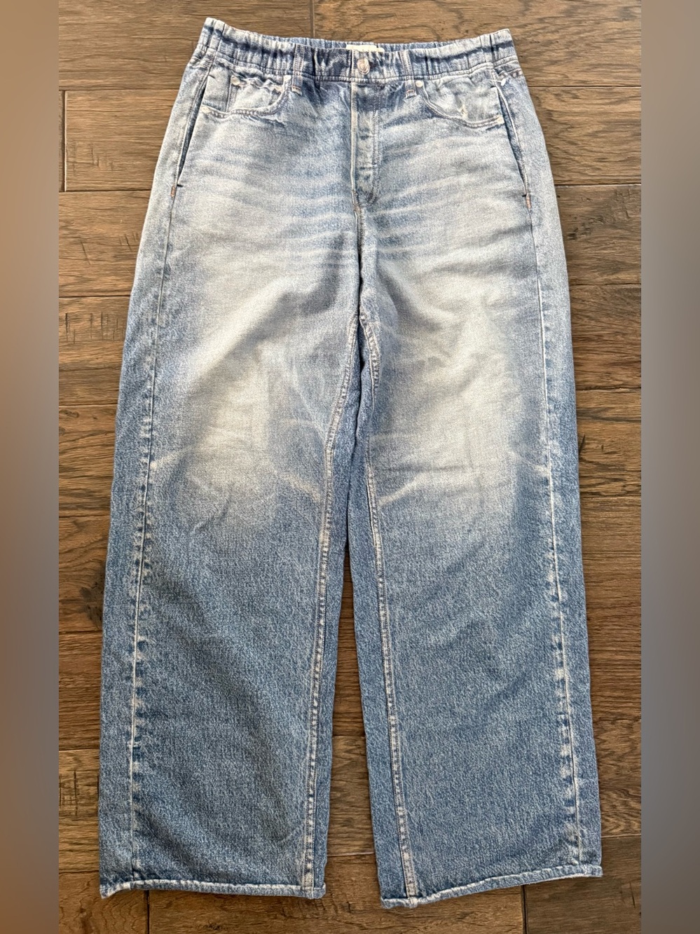 Rag and Bone rb Miramar Mid Rise Wide Leg - Picture 4 of 6